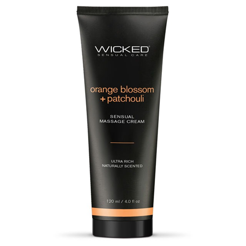 Wicked ORANGE BLOSSOM + PATCHOULI Sensual Massage Cream