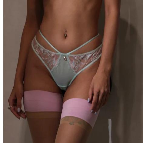 Obrist Sienna - Brazilian Brief - Mint & Pink Floral