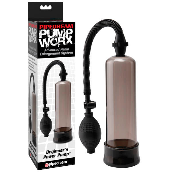 Pump Worx Beginner's Power Pump - Smoke Penis Pump