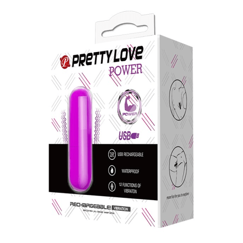 Boda Bullets & Eggs Extra Power Rechargeable Bullet ' Pretty Love Pink'