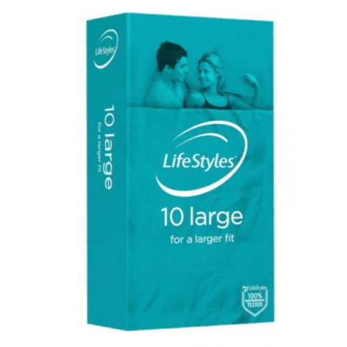 Claredale condoms Lifestyles - Large Fit 10 Pack