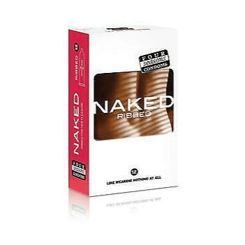 Claredale condoms Naked - Ribbed 12 Pack