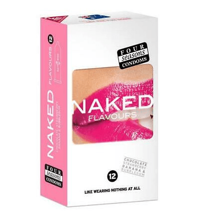 Claredale flavoured condoms Naked - Flavours 12 Pack Condoms