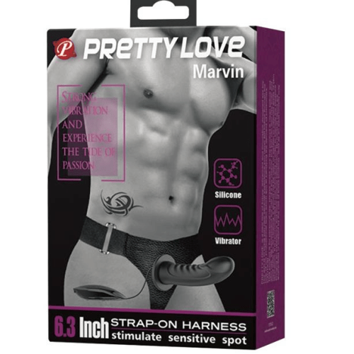 Boda Strap-Ons Pretty Love Premium Hollow Harness Strap ON 6.3inch 'Marvin'