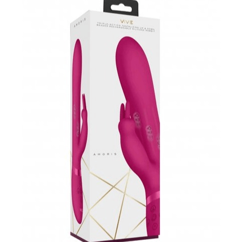 Metro Vibrators Powerfull Rabbit Vibrator by VIVE - Amoris in Pink