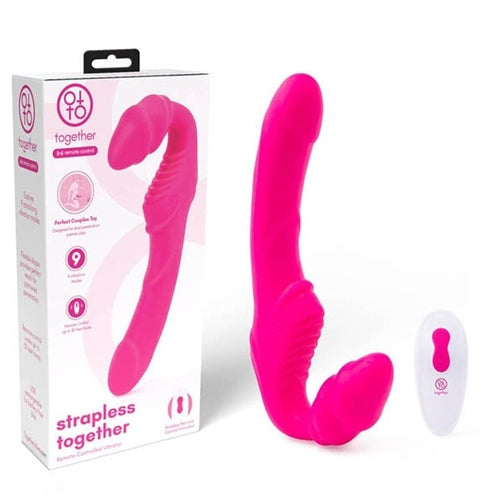 Together Toy Strapless Together Remote Controlled Vibrator