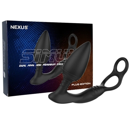 SIMUL8 PLUG EDITION Vibrating Dual Motor Anal Cock and Ball Toy