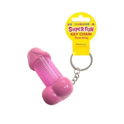 Super Fun Key Chain - Penis Slinky