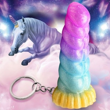 Creature Cocks Mystique Unicorn Keychain