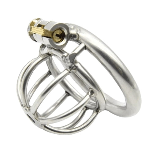 Love in Leather Short Cock Cage 50mm