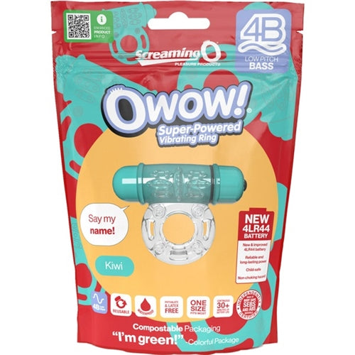 Owow 4B Low Pitch Base Cockring - Screaming O