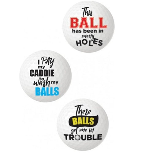 Balls Deep Novelty Golf Balls