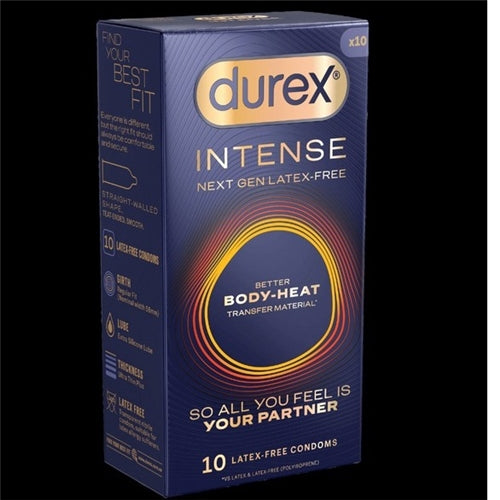 Durex Intense Condoms Regular - 10 Pack