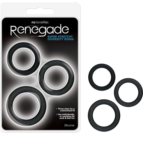 Renegade Diversity Rings - Black