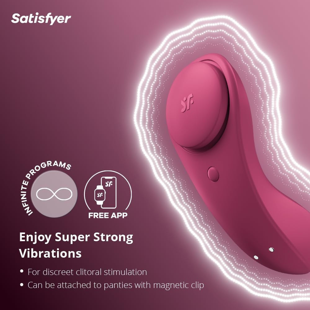 Satisfyer Sexy Secret Panty Vibrator - App Control - Funtasia Satisfyer Sexy Secret Panty Vibrator - App Control - Funtasia