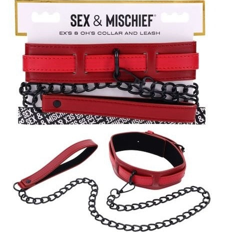 S&M Exs & Ohs Collar and Leash