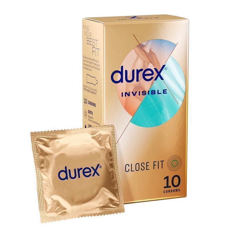 Durex Invisible Close Fit 10