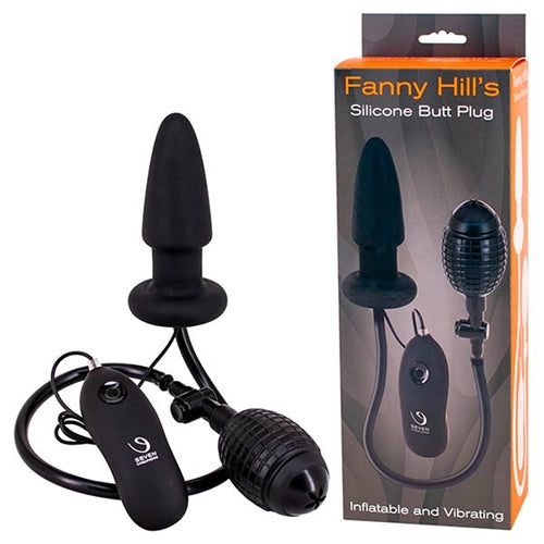 Fanny Hill's Silicone Butt Plug - Inflatable and Vibrating