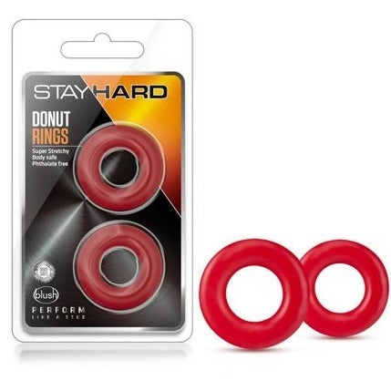 Stay Hard Donut Rings