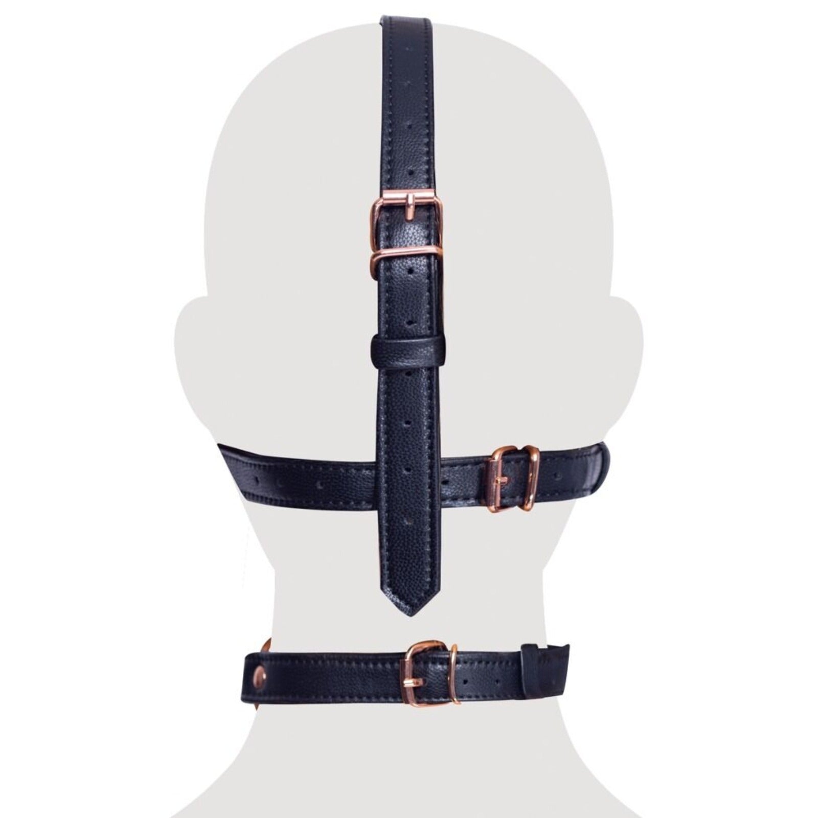 Bad Kitty Head Harness with a Gag