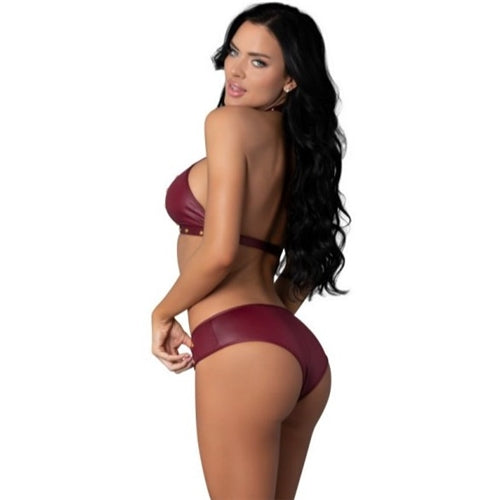 Juno Burgundy Jewel Two Piece Set