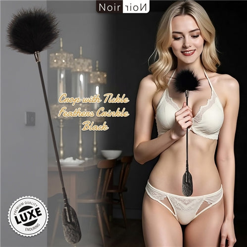 Crop With Tickle Feathers Crinkle