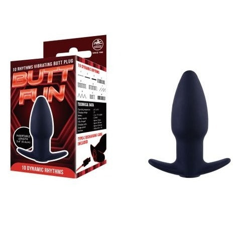 Butt Fun Rechargeable Butt Plug - Black