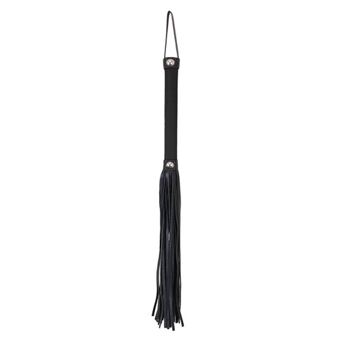 Satin Handle Flogger - Black Handle