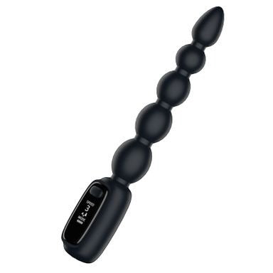 Passion Play Vibrating Anal Beads with LED Screen