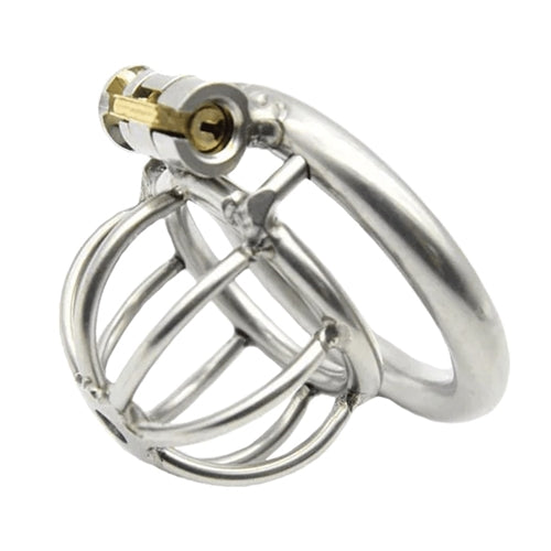 Love In Leather Short Cock Cage