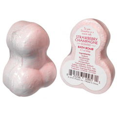 Naughty Bath Bomb - Strawberry Champagne Scented
