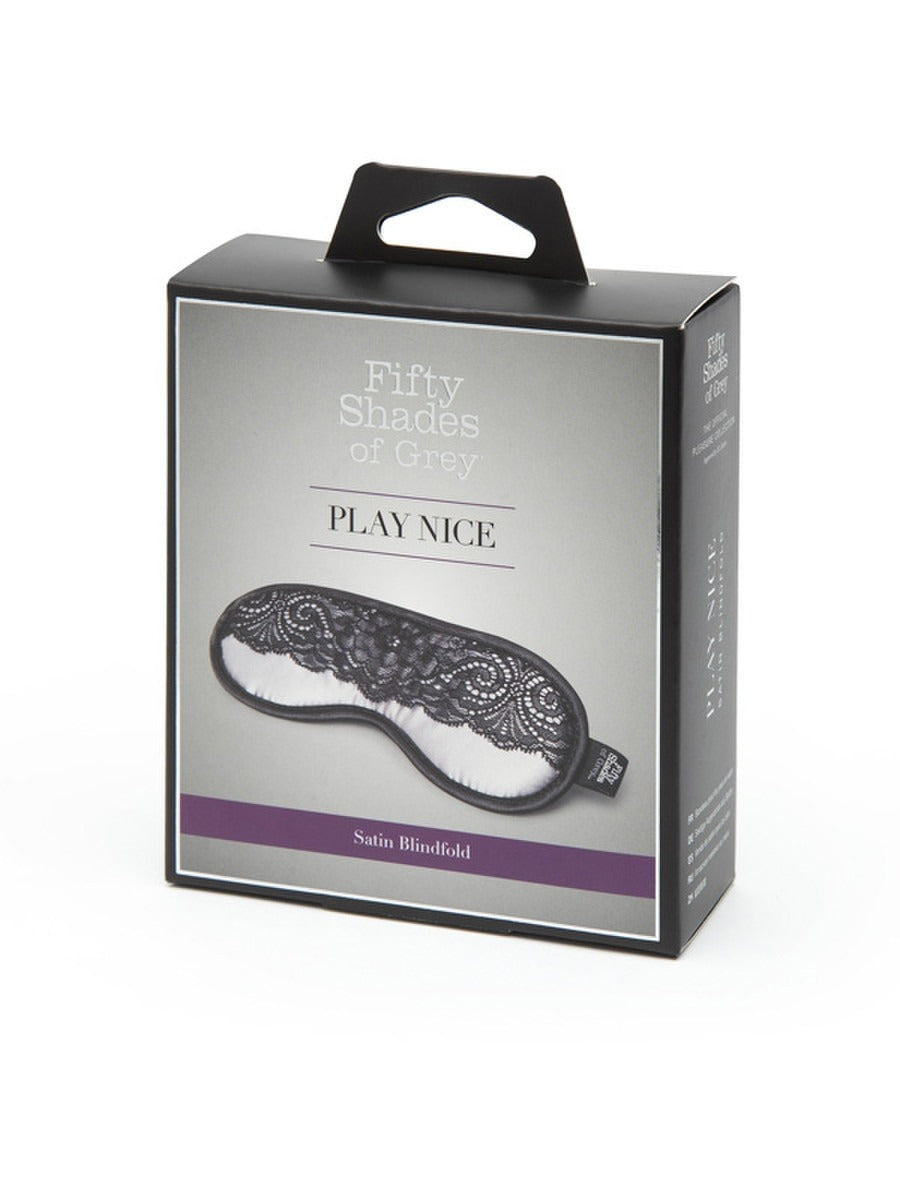 Fifty Shades of Grey Play Nice Satin and Lace Blindfold