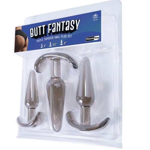 Butt Fantasy - Triple Tapered Anal Plug Set