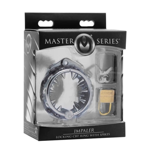Master Series Impaler Locking CBT Ring with Spikes