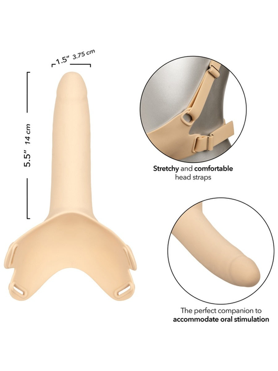 Accommodator Silicone Dong - Ivory