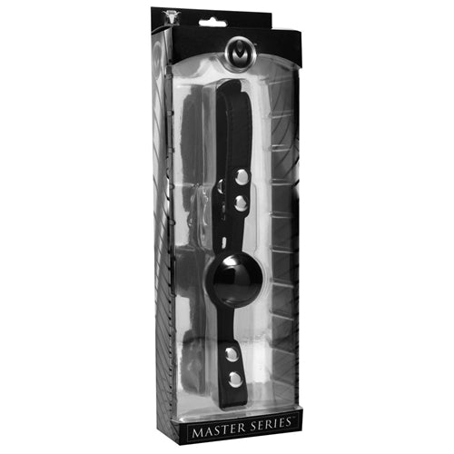 Master Series - Premium Hush Ball Silicone Comfort Forming Locking Ball Gag