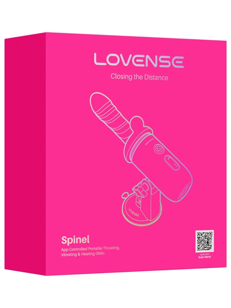 Lovense Spinel App Controlled Thrusting, Vibrating & Heating Dildo