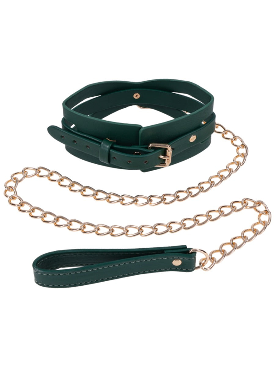 Sex & Mischief Indica Cutout Collar and Leash