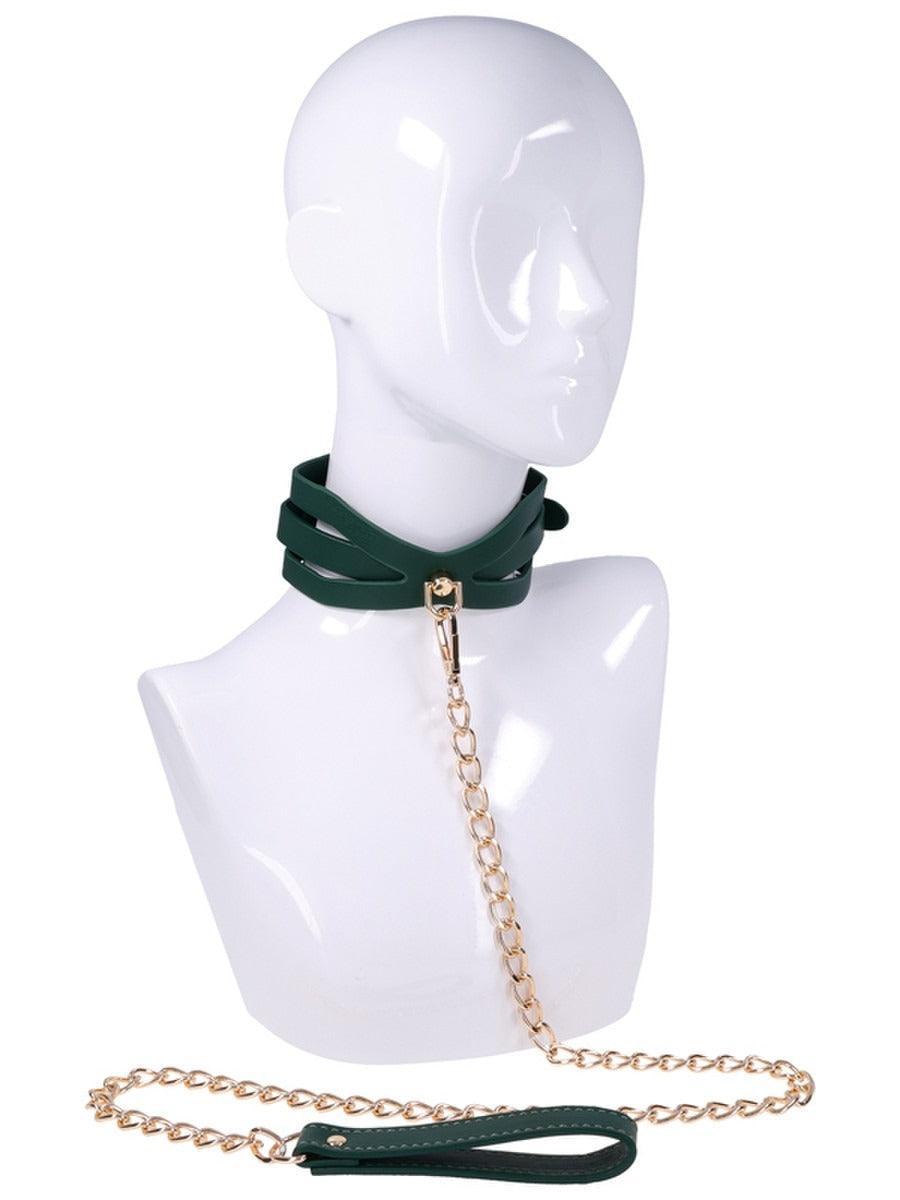 Sex & Mischief Indica Cutout Collar and Leash
