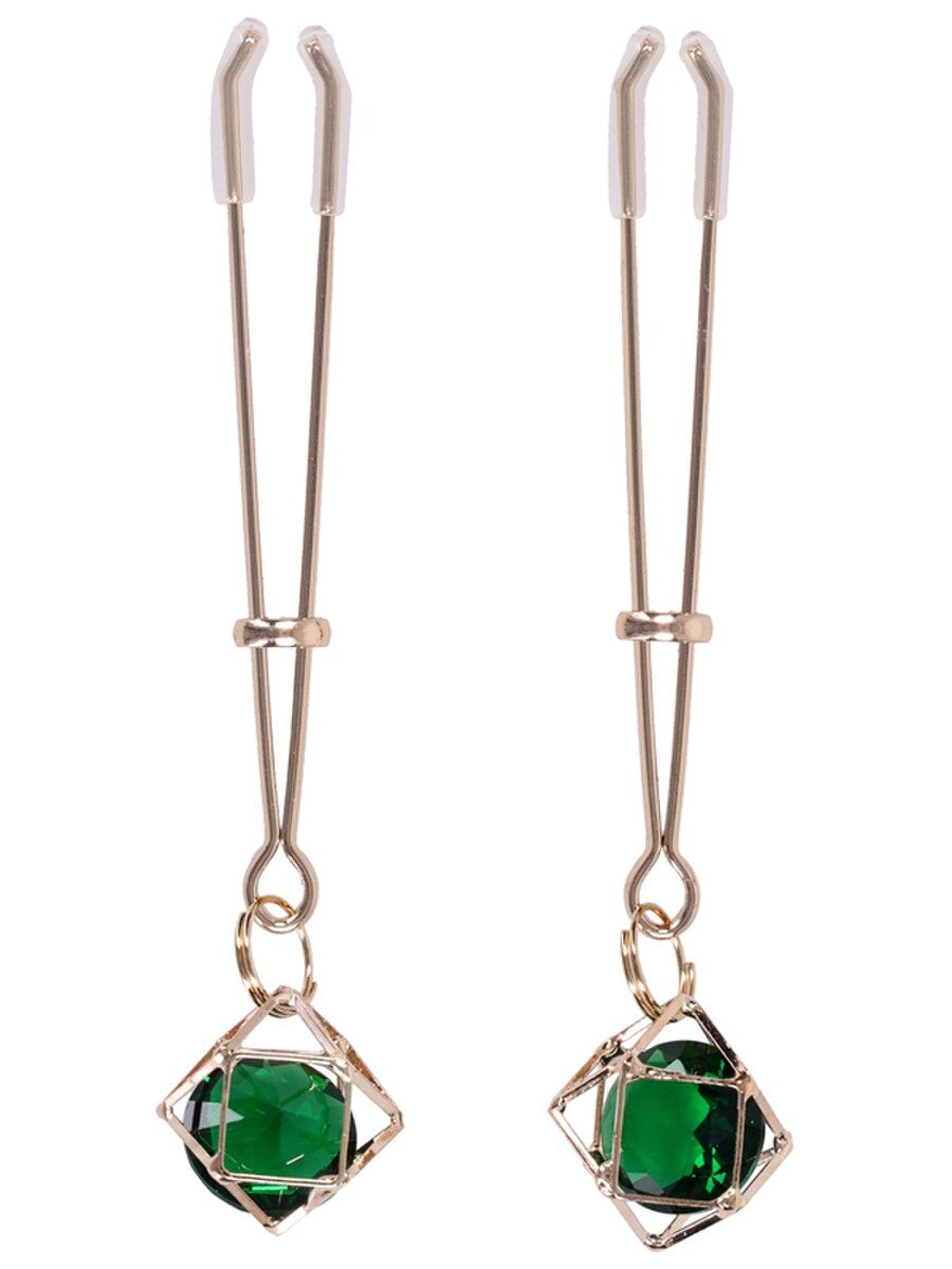 Sex & Mischief Indica Crystal Nipple Clips