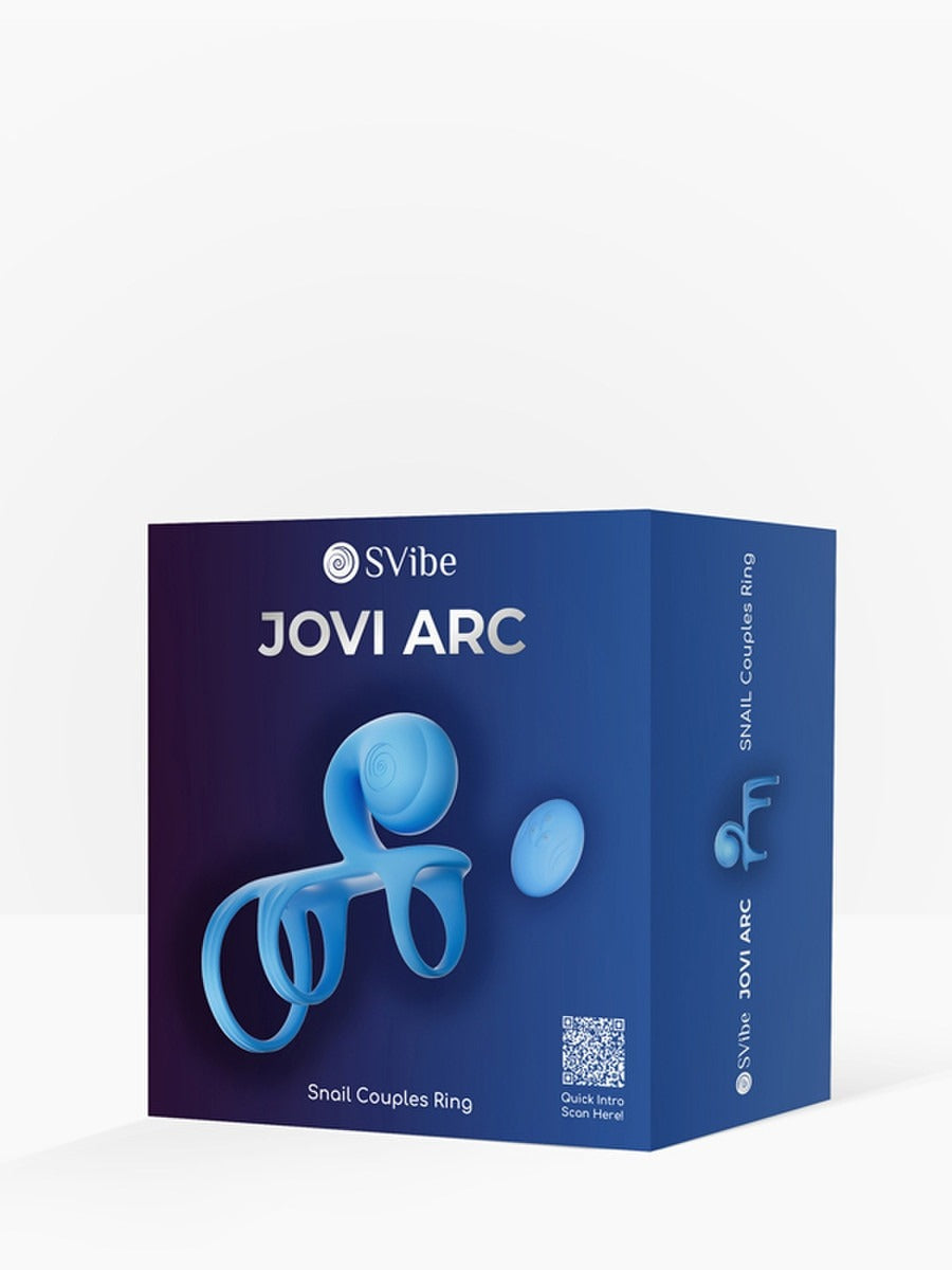 SVibe Snail JOVI Arc Couples Ring Blue Haze