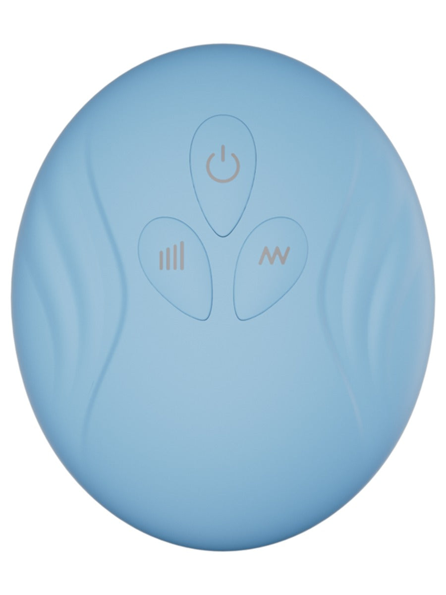 SVibe Snail JOVI Arc Couples Ring Blue Haze