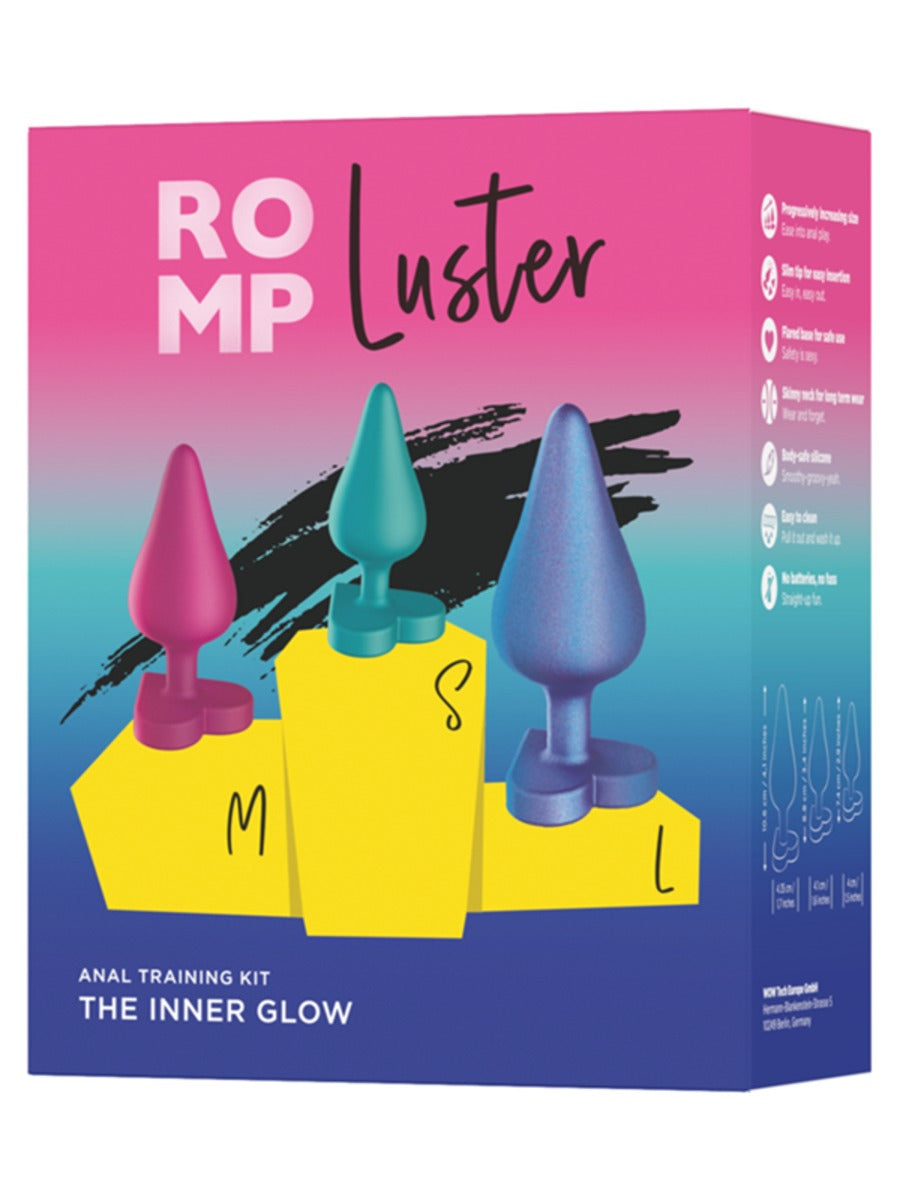 Romp Luster - Butt Plug 3 Pack