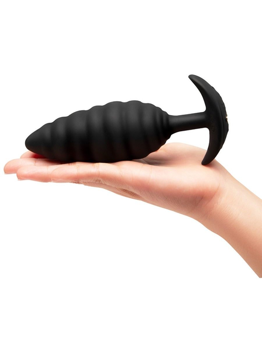 b-Vibe Twist Texture Plug Black