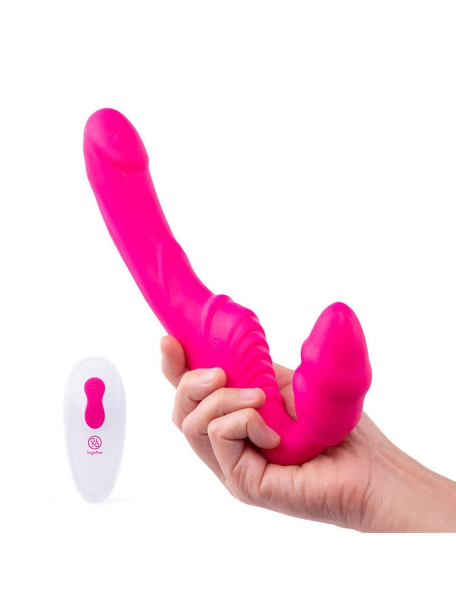 Together Toy Strapless Together Remote Controlled Vibrator