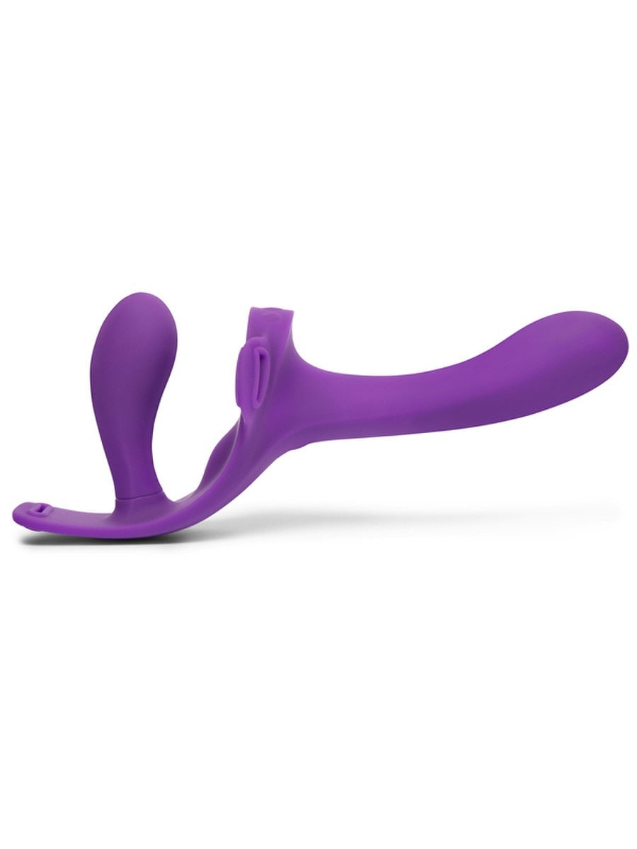 Together Toy Lock-In Dual-Ended Vibrating Strap-on & Harness Set