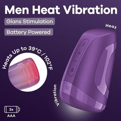 Satisfyer Men Heat Vibration - Battery Series