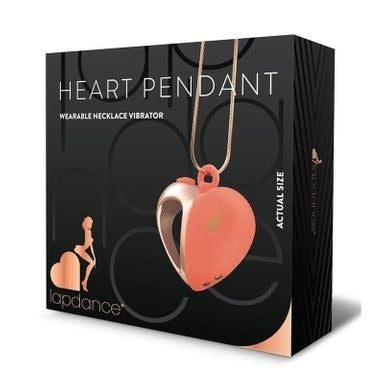 LAPDANCE Heart Pendant Wearable Necklace Vibrator