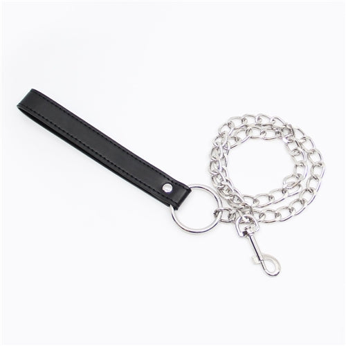 Chain Lead Black/Red Handle