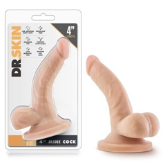 Dr Skin Mini Cock 4’ - Flesh